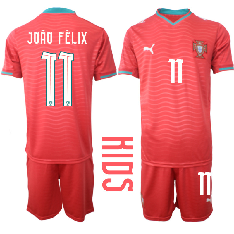 Youth Portugal home #2 style 2026 World Cup Soccer jersey